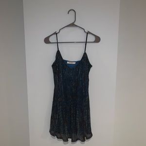 Sparkly spaghetti strap dress